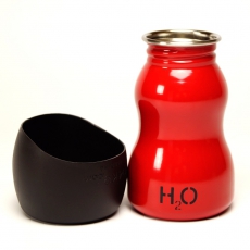 Láhev na vodu pro psa H2O K9 0.3L - červená