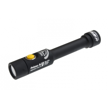 Svítilna Armytek Prime A2 v3 XP-L / Studená bílá / 850lm (50min) / 143m / 6 režimů / IP68 / 2xAA / 58gr