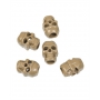 Koncovky MilTec Cord Stopper Skull (10 ks.)