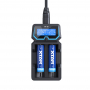 Nabíječka USB/AC XTAR X2 pro 3.6/3.7V Li-Ion, 1.2v Ni-Mh, Ni-Cd