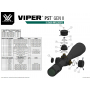 Puškohled Vortex VIPER PST GEN II 5-25x50 30mm FFP EBR-7C MOA