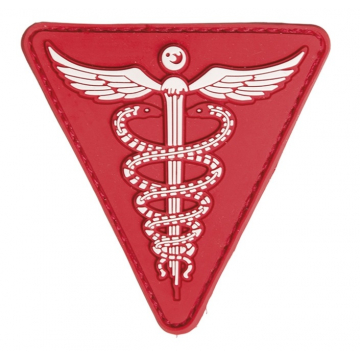 Nášivka na suchý zip MilTec Medic - Red / 7x7cm