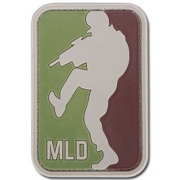 Nášivka na suchý zip 4TAC Major League Doorkicker - Olive/Brown /50x74mm