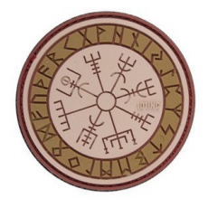 Nášivka na suchý zip 101 Inc. Shield - Coyote / 50x50mm
