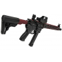 Trubka pažby UTG pro AR15 Mil-spec 6-pozic - Red (TLU001R)