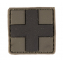 Nášivka na suchý zip MilTec Medic - OD Green / 2.5x2.5cm