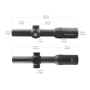 Puškohled Vector Optics Constantine 1-8x24 FFP 30 mm MRAD