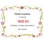 Elektronický dárkový poukaz v hodnotě 1800 Kč