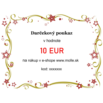 Dárkový poukaz v hodnotě 10€