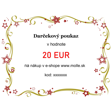 Dárkový poukaz v hodnotě 20€