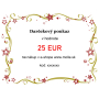 Dárkový poukaz v hodnotě 25€