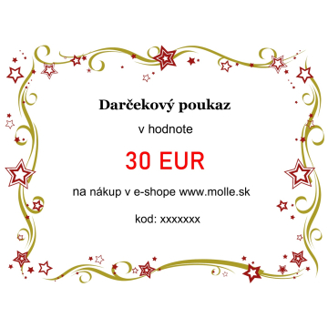 Dárkový poukaz v hodnotě 30€