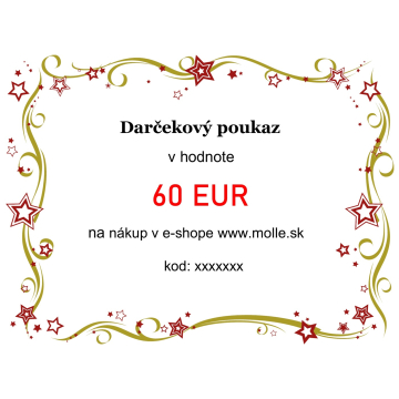Dárkový poukaz v hodnotě 60€
