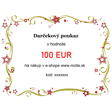 Dárkový poukaz v hodnotě 100€
