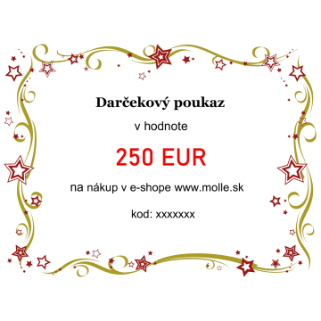 Dárkový poukaz v hodnotě 250€