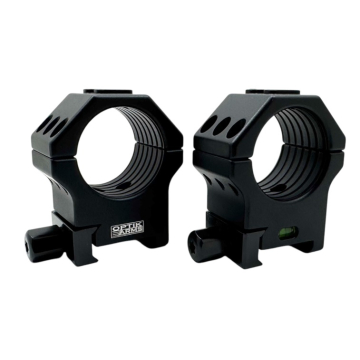 Titanová montáž s libelou OptikArms střední kroužky pro optiku 34 mm na Picatinny