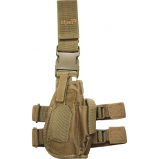 Taktické stehenní pouzdro na pistole Viper Tactical Coyote