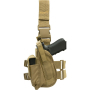 Taktické stehenní pouzdro na pistole pro leváky Viper Tactical Coyote