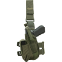 Taktické stehenní pouzdro na pistole pro leváky Viper Tactical Green