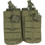 Dvě dvojité MOLLE sumky na zásobníky M4 Viper Tactical Double Duo Mag Pouch Green