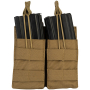 Dvě dvojité MOLLE sumky na zásobníky M4 Viper Tactical Double Duo Mag Pouch Coyote