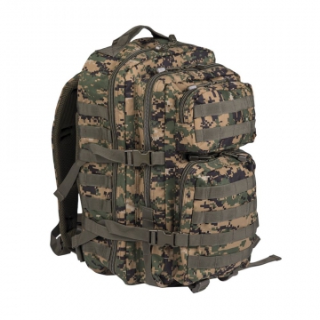 Batoh MilTec US Assault L / 36L / 51x29x28cm Digital Woodland