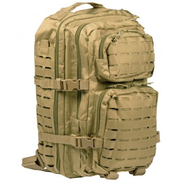 Batoh MilTec US Laser Cut Assault L / 36L / 51x29x28cm Coyote