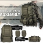 Batoh MilTec Defence Pack Assembly / 36L Green