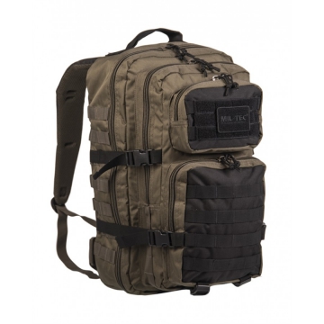 Batoh MilTec Ranger US Assault L / 36L / 51x29x28cm Green Black