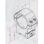 Montáž pro optiku 30mm na Dovetail - kroužky UTG RDU013015 Medium P.O.I (2ks)