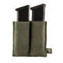 Elastická sumka MOLLE na zásobníky do pistole Viper Tactical Double Pistol Mag Plate Green