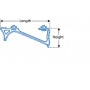 Rukojeť UTG Ultra Slim Angled Foregrip, M-LOK (MT-AFGM01)