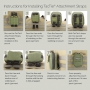 MOLLE přezka Maxpedition TacTie PALS 127mm 4ks.  (9905)