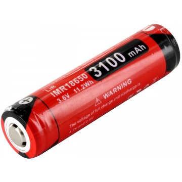 Klarus 18650 Li-Ion 3100mAh 12A Dobíjecí, chráněné baterie