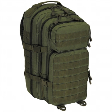 Batoh MFH US Assault I Basic / 30L / 23x44x24cm OD Green