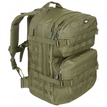 Batoh MFH US Assault II / 40L / 30x48x27cm OD Green