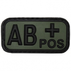 Nášivka na suchý zip MFH AB+ OD-Green / 5x2,5cm