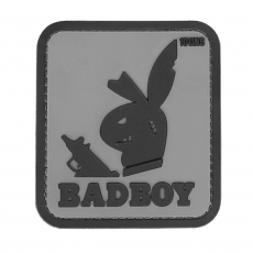 Nášivka na suchý zip 101 Inc. Badboy Grey / 77x69 mm