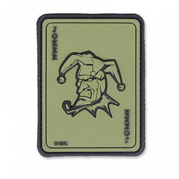 Nášivka na suchý zip 101 Inc. Joker OD Green / 60x80mm