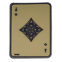 Nášivka na suchý zip 101 Inc. Ace Of Diamonds - Green / 60x80mm