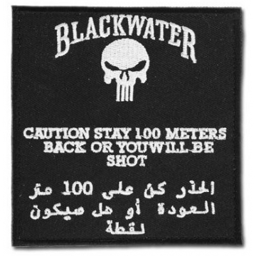 Nášivka na suchý zip Fostex Garments Blackwater / 100x100mm