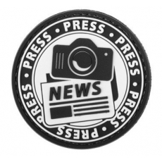 Nášivka na suchý zip 4TAC Press News