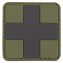 Nášivka na suchý zip MFH Medic - OD Green /  5x5cm
